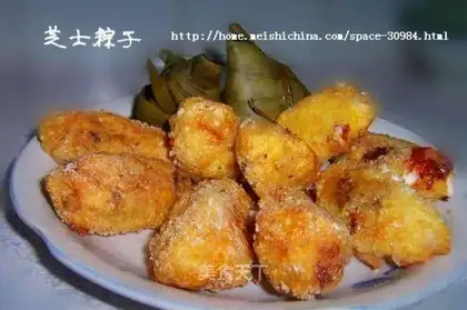 Crispy cheese rice dumplings