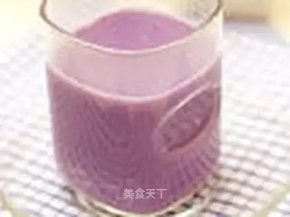 Purple sweet potato milk soybean milk