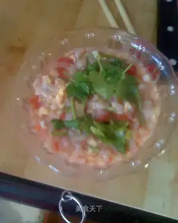 Simple soup with pimples