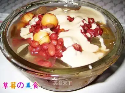 Honey bean white jelly