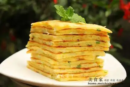 Cucurbit silk egg cake