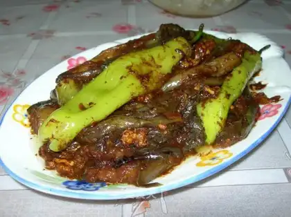 braised eggplant in soy sauce