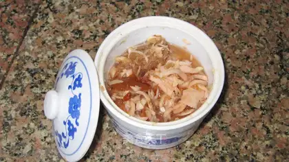Lemon marinated ginger
