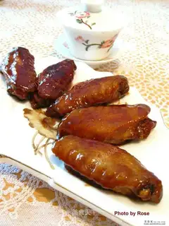 Chicken fin in oyster sauce