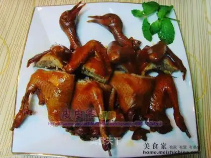 Marinated squab