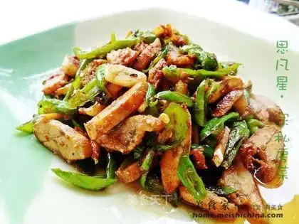 Salted fish with pepper flavor