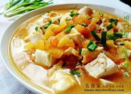 Tofu in tomato sauce