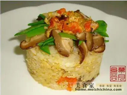 Crab meat sushi rice