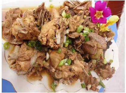 Braised cock
