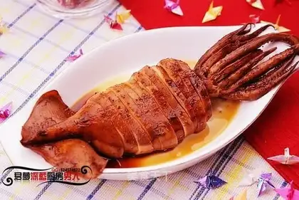 Cold dish stewed squid