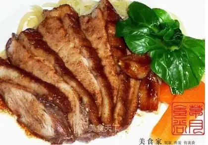 Red wine duck breast