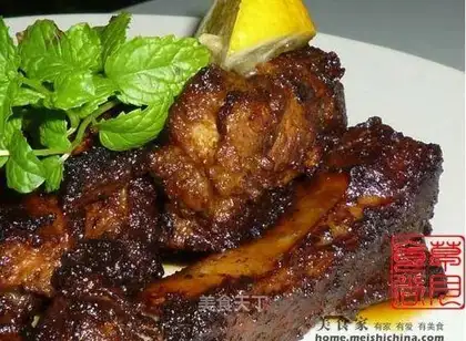 Limon-flavored ribs
