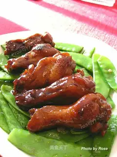 Chicken wings in oyster sauce