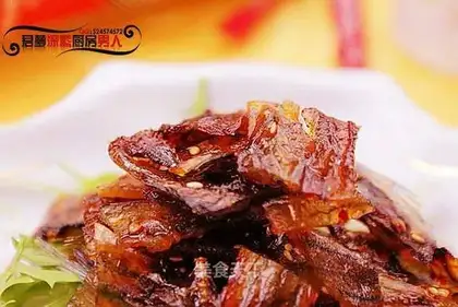 Pan-fried mabu dried fish