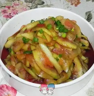 Cold watermelon peel