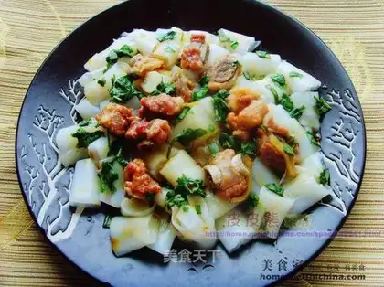 Steamed pork sausage flour with pork ribs
