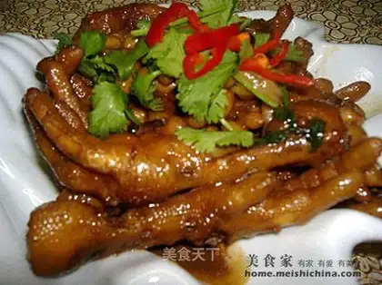 Tiger skin chicken feet
