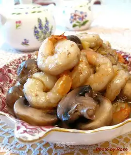 Shrimp and mushroom