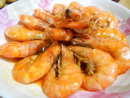 braised prawns