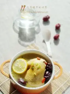 Lemon chicken soup