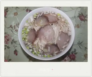 Beef noodles with clear soup