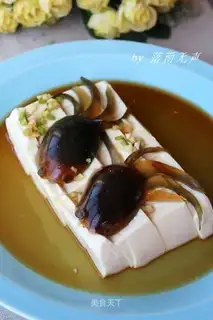 Cold preserved egg tofu