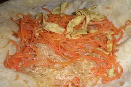 Pancakes and cabbage