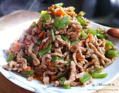 stir-fried shredded beef