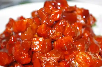 Braised pork with rose bean curd