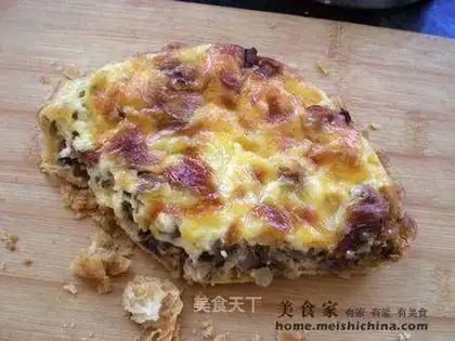 Pork mushroom egg tower