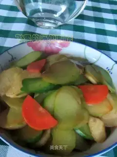 stir-fried yam with kale