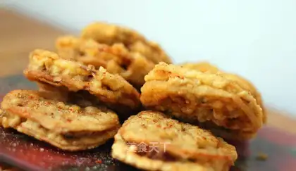 Fried lotus root clip