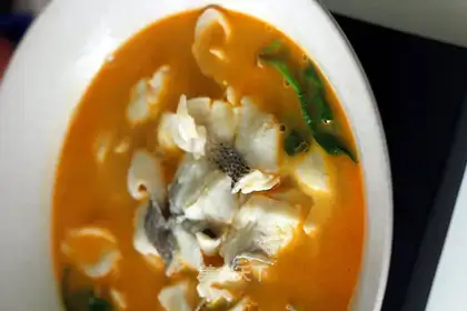 Sour soup tomato fish