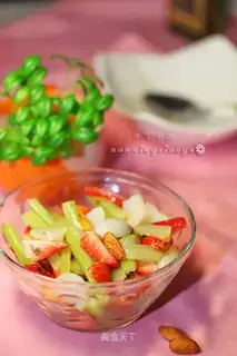 Berry and apricot mixed with lily
