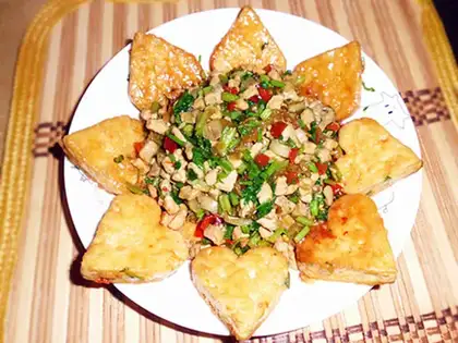 Minced pork and tofu