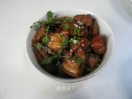 braised pork and bean soak