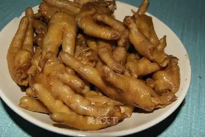braised chicken feet