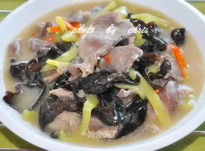 stir-fried chicken gizzards with pepper