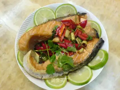 Thai Sauce Salmon