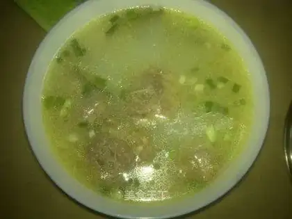Duck meat and white gourd soup