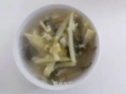 Pickled potato soup