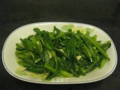 stir-fried vegetable with oil and wheat