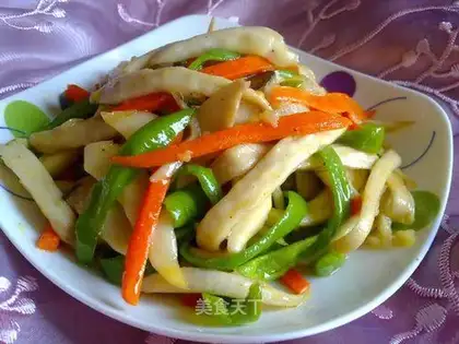 Hand-shredded mushroom