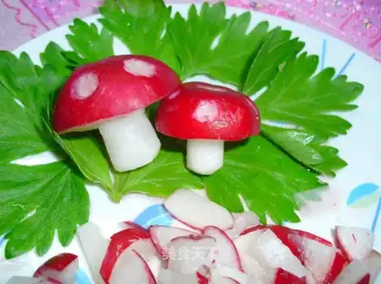 Sweet and sour cherry radish