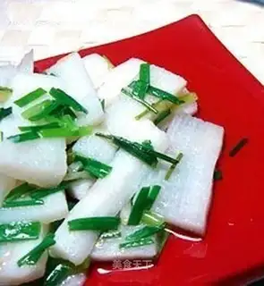Chinese yam in onion oil