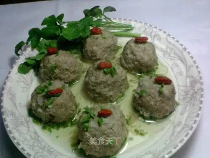 Steamed lion's head