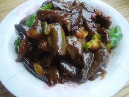 roasted eggplant in soy sauce