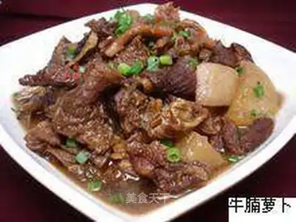 Radish beef brisket soup