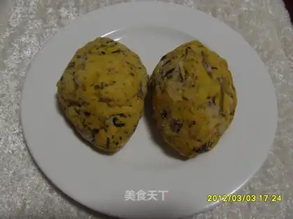Corn flour vegetable cake