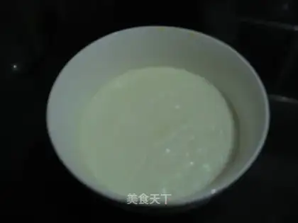 Homemade double skin milk